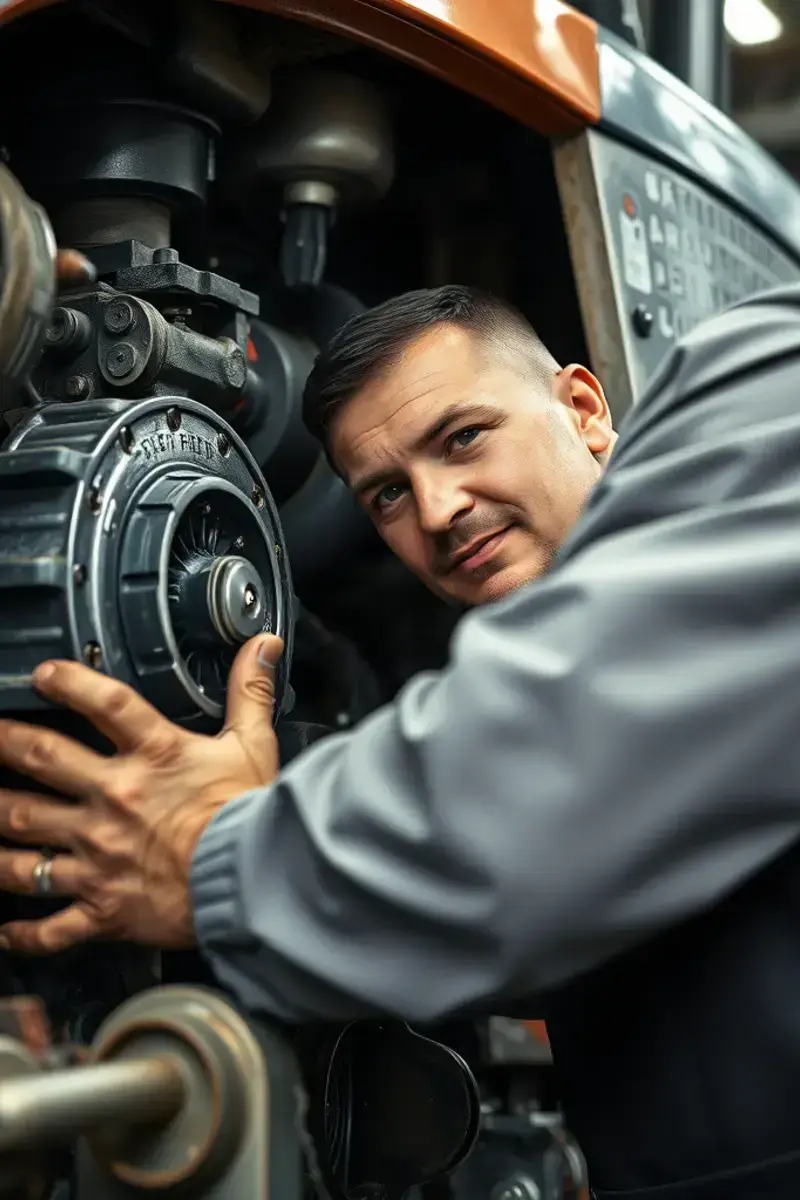 John Deere tractor engine overhaul